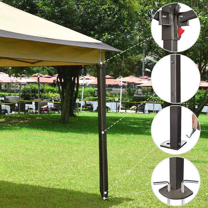 Gazebo Tent with Netting 11x11ft Pop-Up