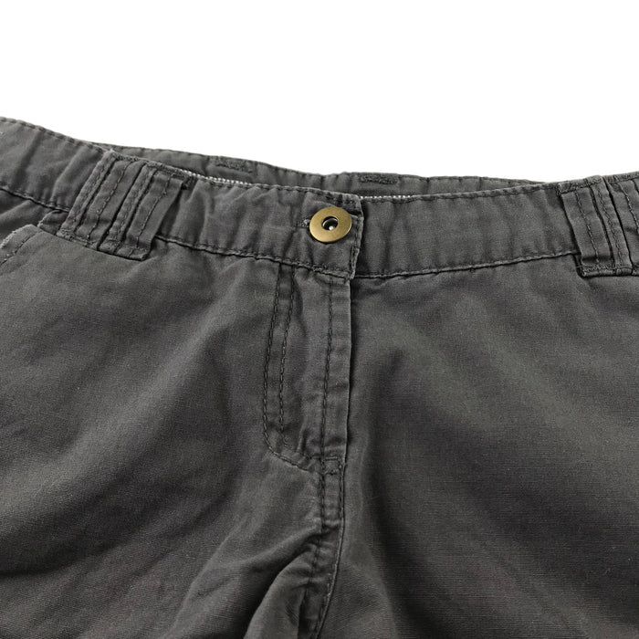 Generation 11 years dark grey cuffed hem cotton shorts
