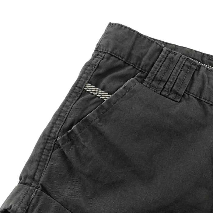 Generation 11 years dark grey cuffed hem cotton shorts