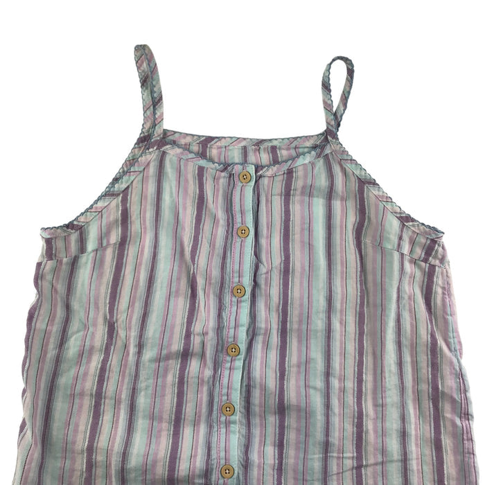 George 12-12 years lilac stripy tank top