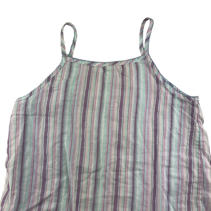 George 12-12 years lilac stripy tank top