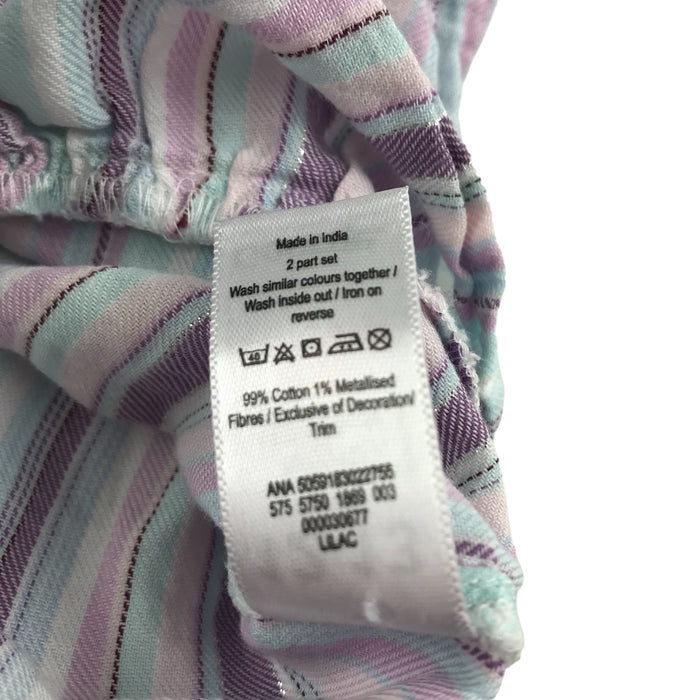 George 12-12 years lilac stripy tank top