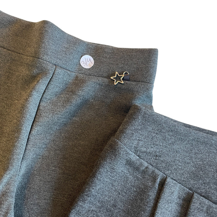 George 3-4 years grey girls jersey school skirt & trouser bundle
