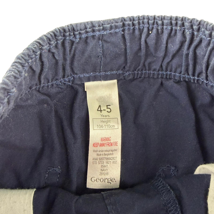 George 4-5 years blue shorts