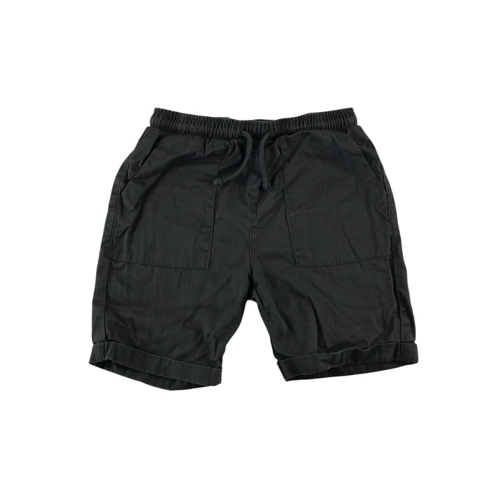 George 4-5 years dark grey plain elasticated waist cotton shorts