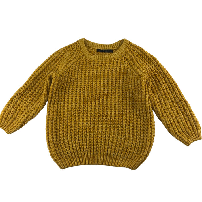 George 4 years yellow plain jumper