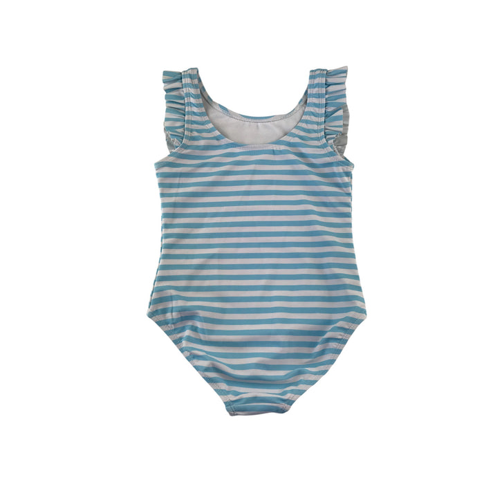George 5-6 years blue striped swimsuit
