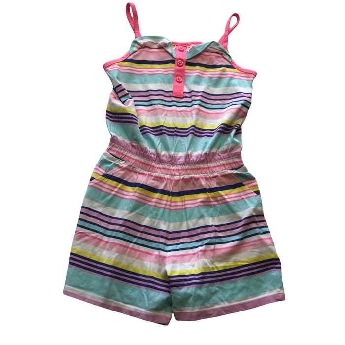 George 7-8 years pink and stripy playsuit