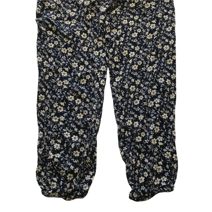 George 8-9 years navy blue and floral jumpsuit