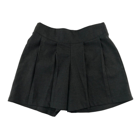 George grey girls school shorts elasticated waist and pleats
