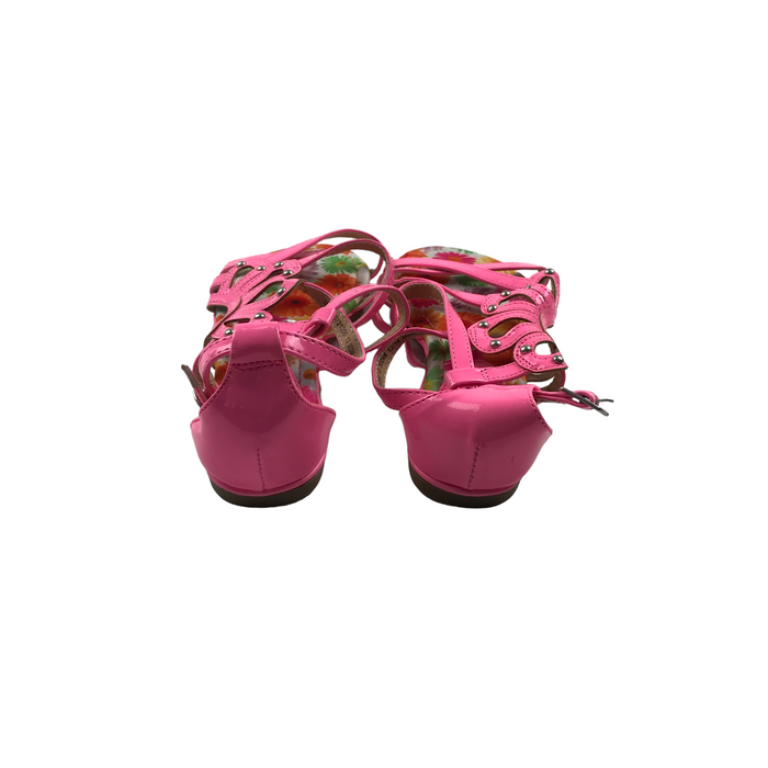 George size UK 13 (jr) pink flower sandals