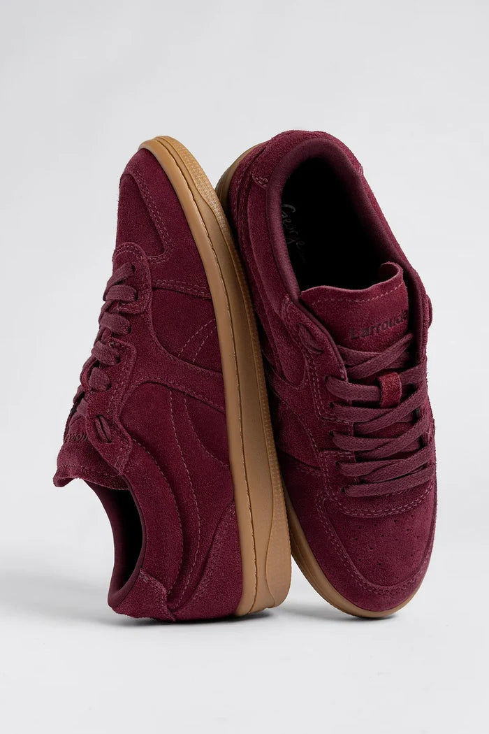 George Sneaker Burgundy Suede Sneaker Larroudé