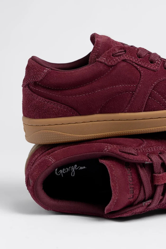 George Sneaker Burgundy Suede Sneaker Larroudé
