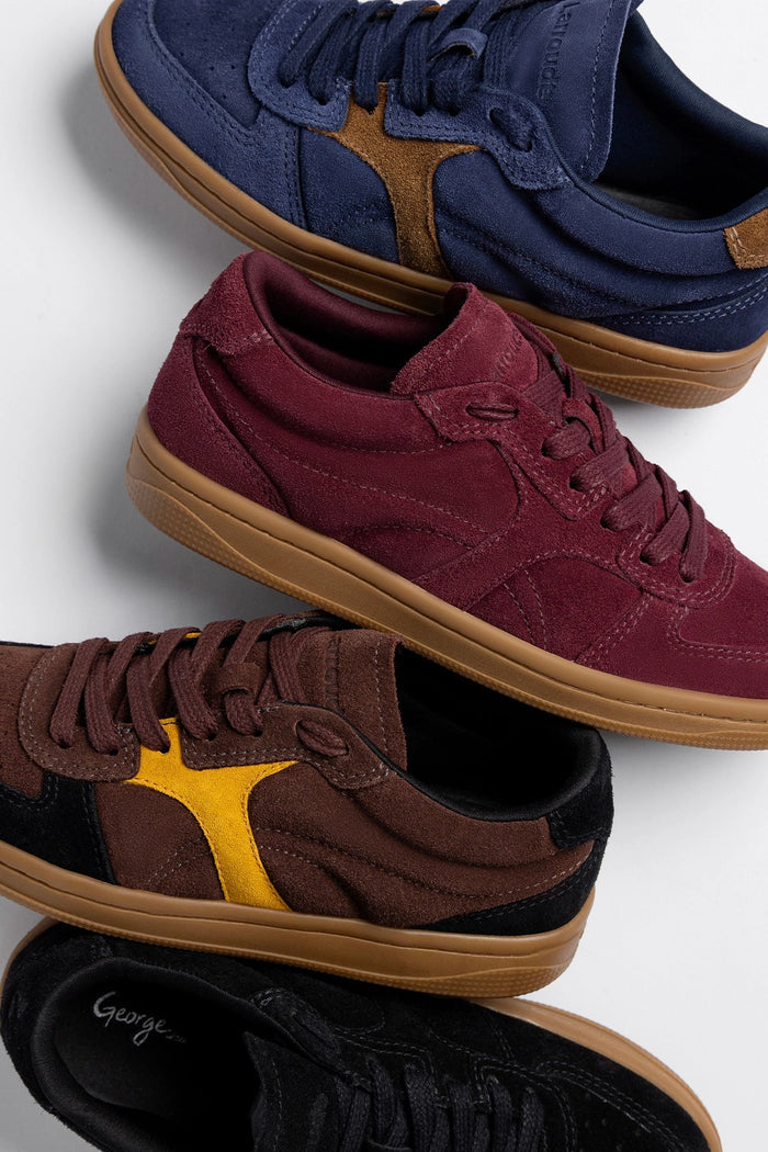 George Sneaker Burgundy Suede Sneaker Larroudé