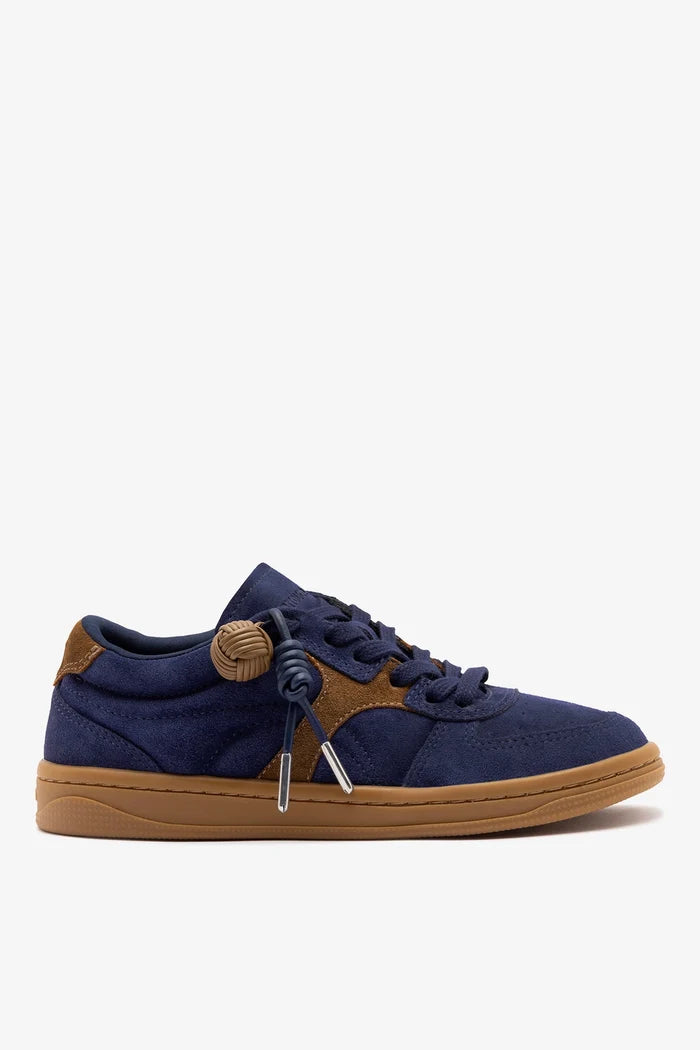George Sneaker Navy Suede Sneaker Larroudé