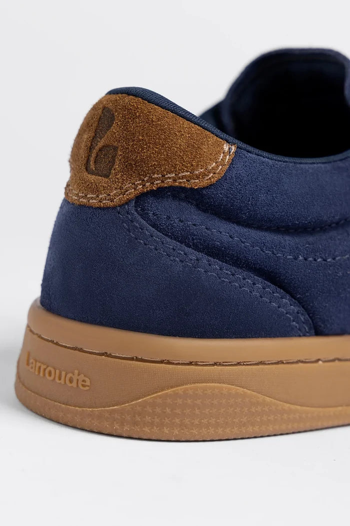 George Sneaker Navy Suede Sneaker Larroudé
