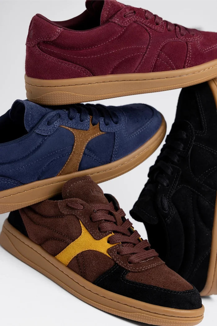 George Sneaker Navy Suede Sneaker Larroudé