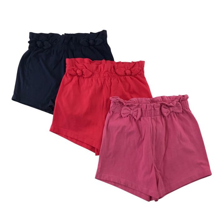 George summer short bundle 5-6 years navy pink and red cotton