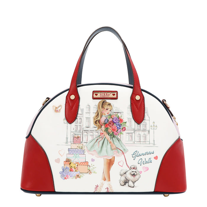GLAMOROUS WALK 3PC SET (SATCHEL, MINI BACKPACK, WALLET)