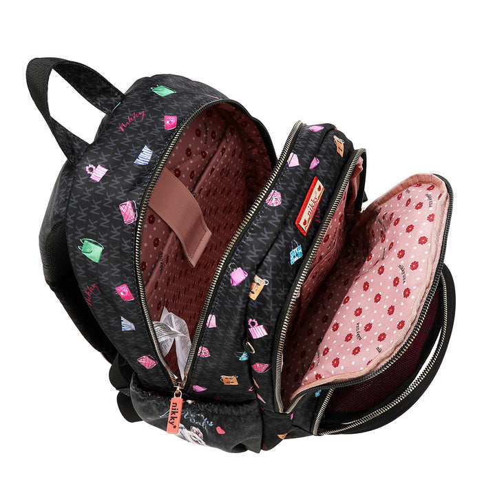 GLAMOROUS WALK MEDIUM NYLON BOW BACKPACK