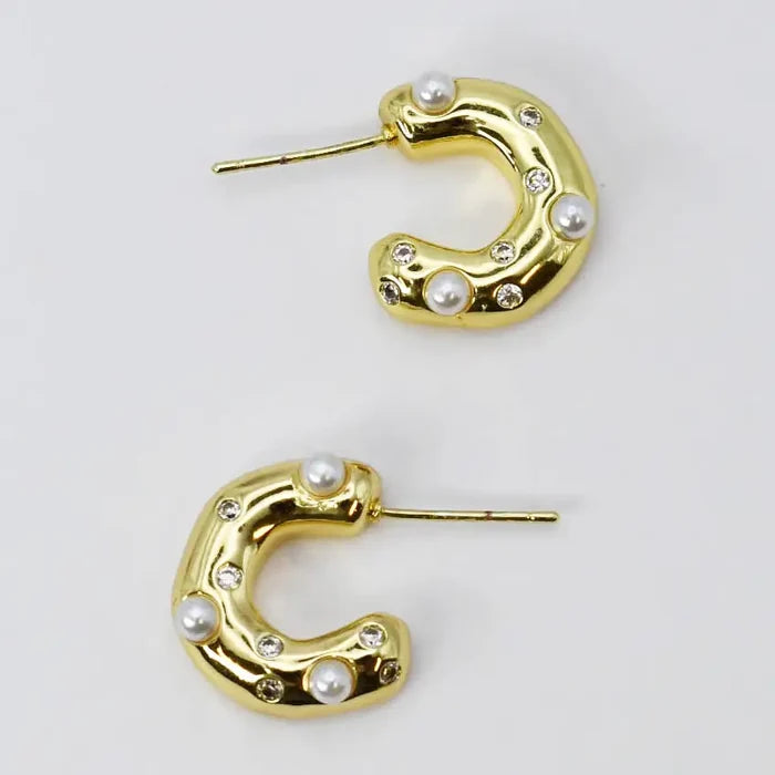 Gleaming C Earrings