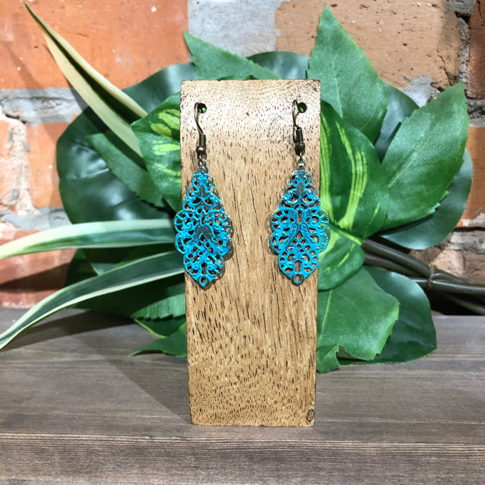 Gleeful Peacock Earrings