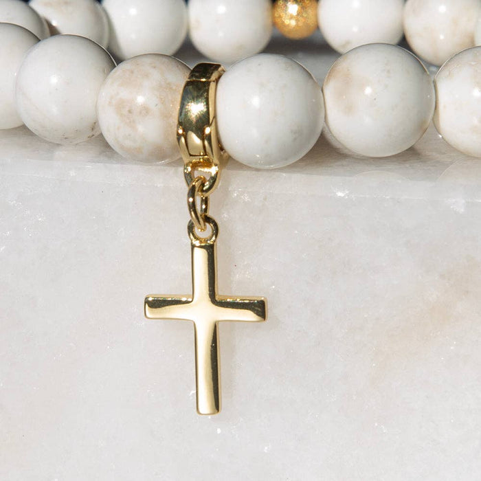 Gold Cross Charm