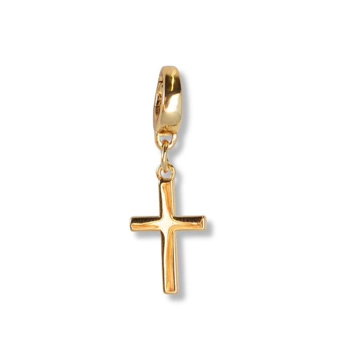 Gold Cross Charm