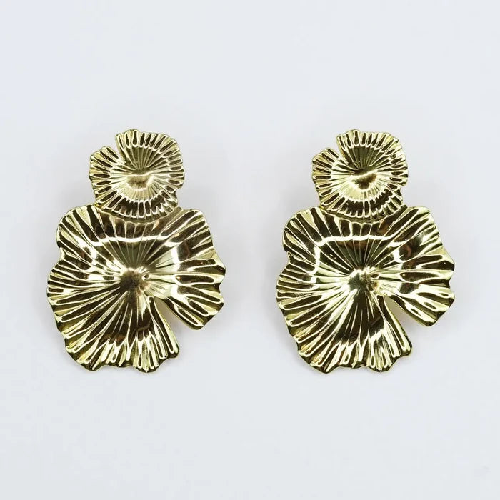Treasure Jewels Golden Bloom Earrings – women's jewelry - earring