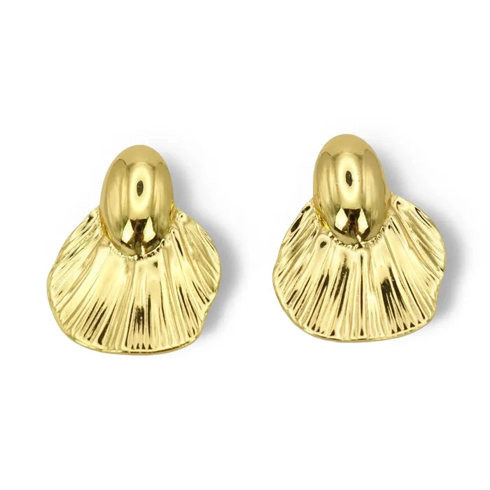 Treasure Jewels Golden Fanfare Earrings – women's jewelry - earring