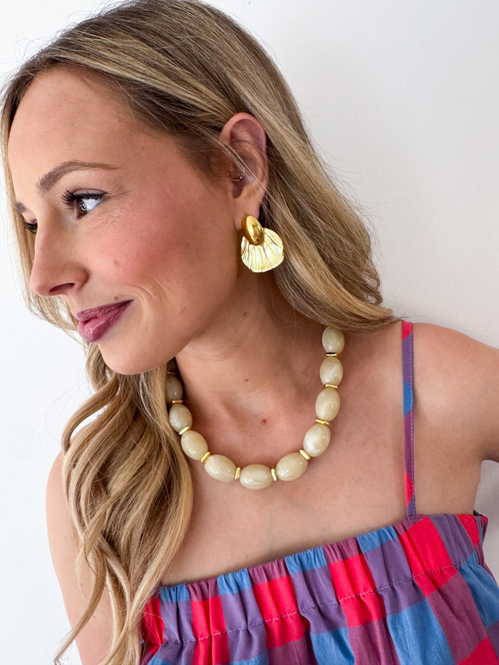 Treasure Jewels Golden Fanfare Earrings – women's jewelry - earring