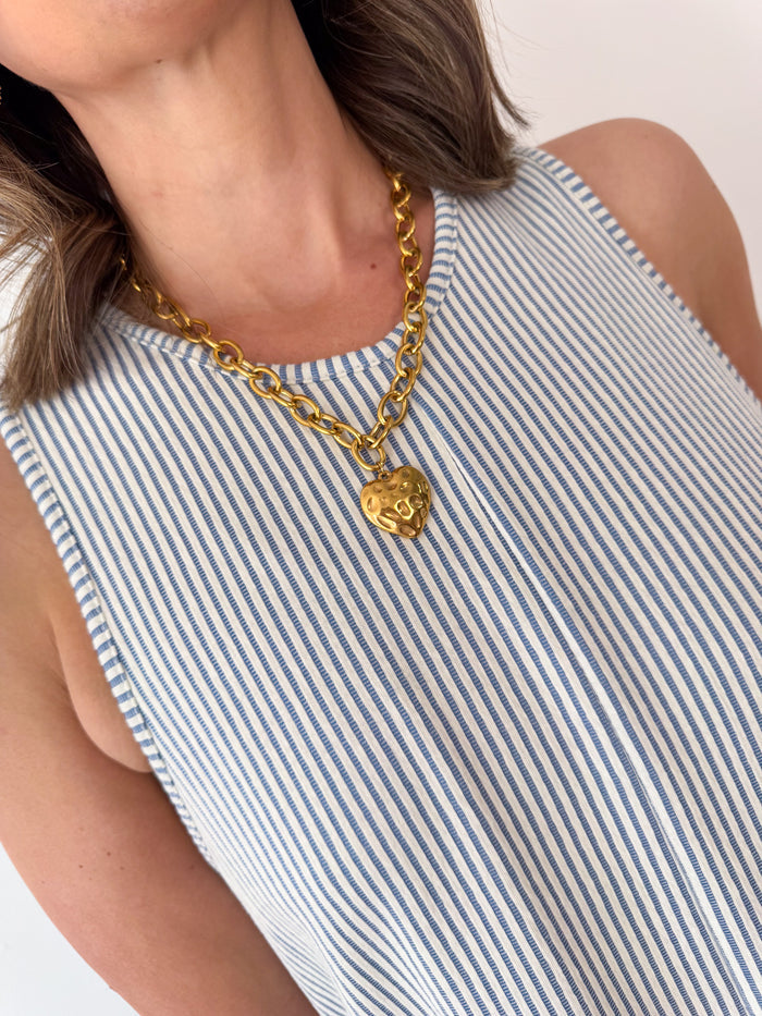 Treasure Jewels Golden Love Necklace – women's jewelry - necklace