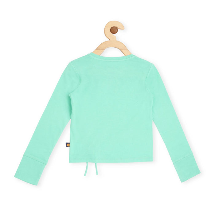 GRAPHIC KNIT TOP VTM08-026 FLAMINGO-PINK