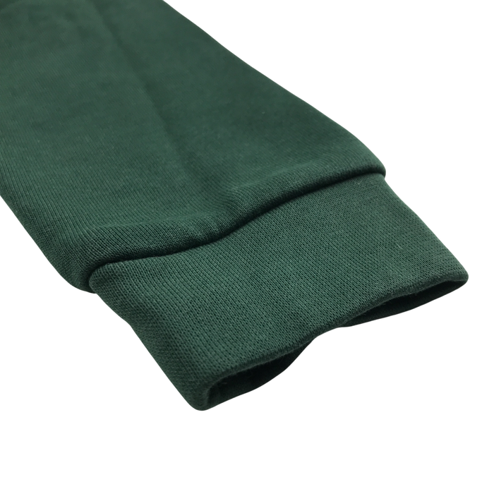 Green girls jersey school cardigan