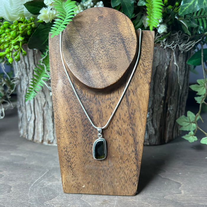 Green Tourmaline Pendant