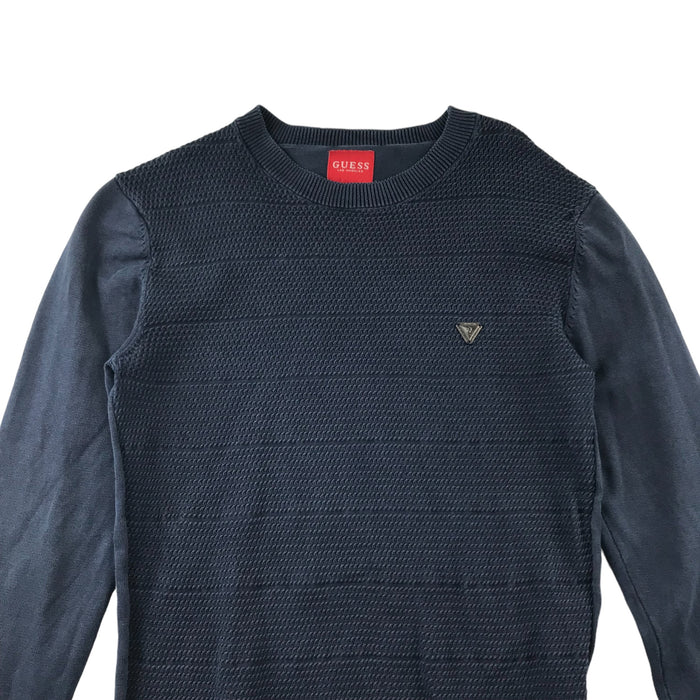 Guess women's XS navy cotton jumper