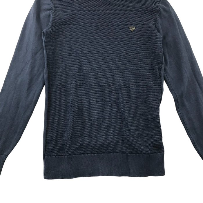 Guess women's XS navy cotton jumper