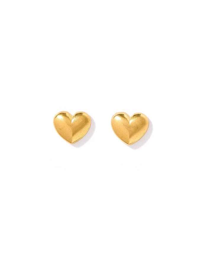 Hadley Heart Screwback Earring