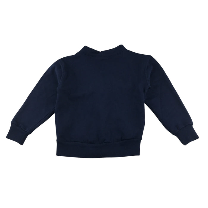 Hallside Primary girls navy jersey school cardigan