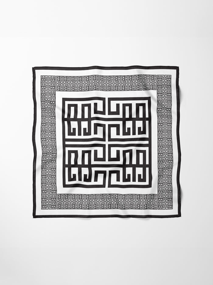 Hand-Stitched Silk Scarf