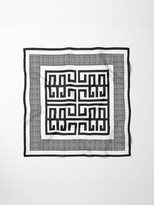 Hand-Stitched Silk Scarf