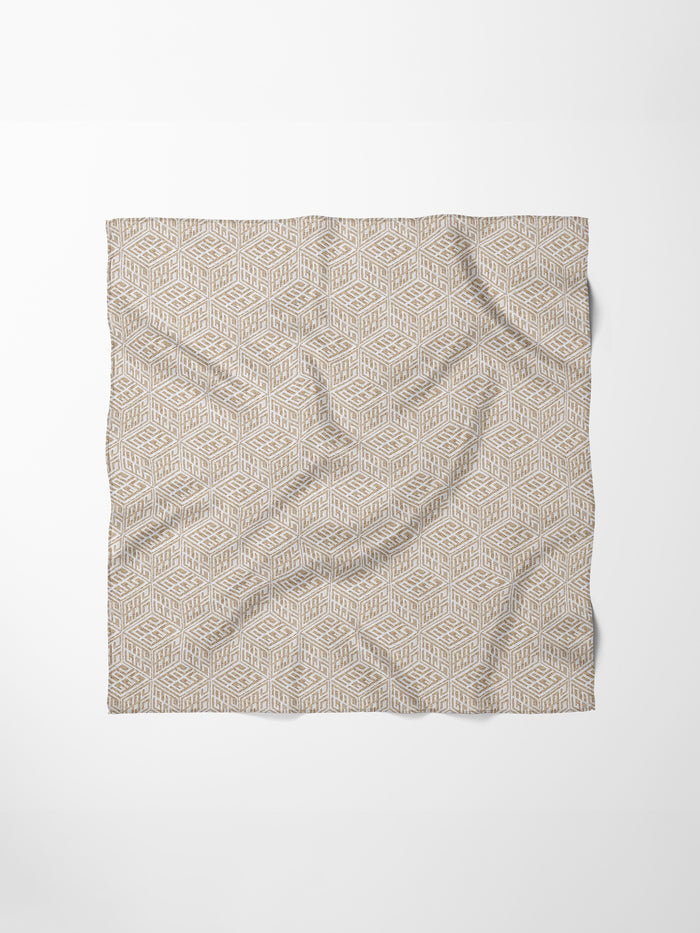 Hand-Stitched Silk Scarf