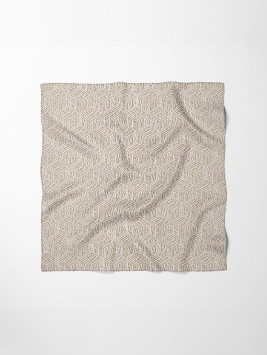 Hand-Stitched Silk Scarf