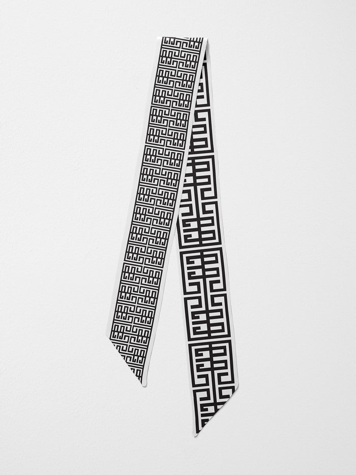 Hand-Stitched Silk Scarfette