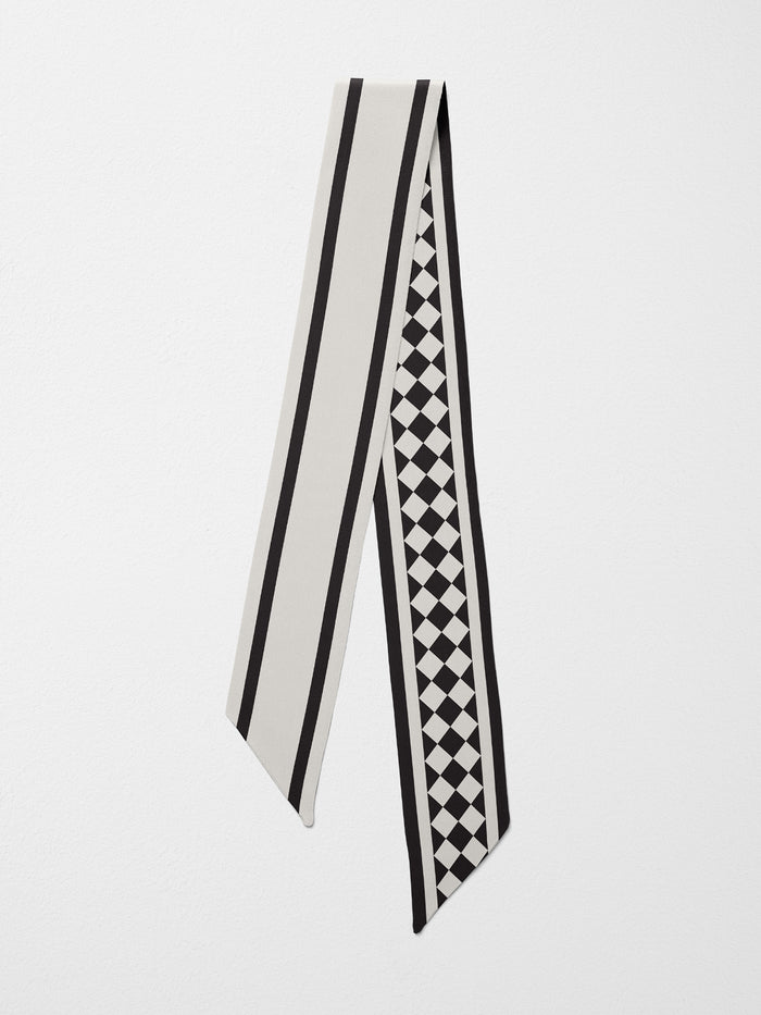 Hand-Stitched Silk Scarfette