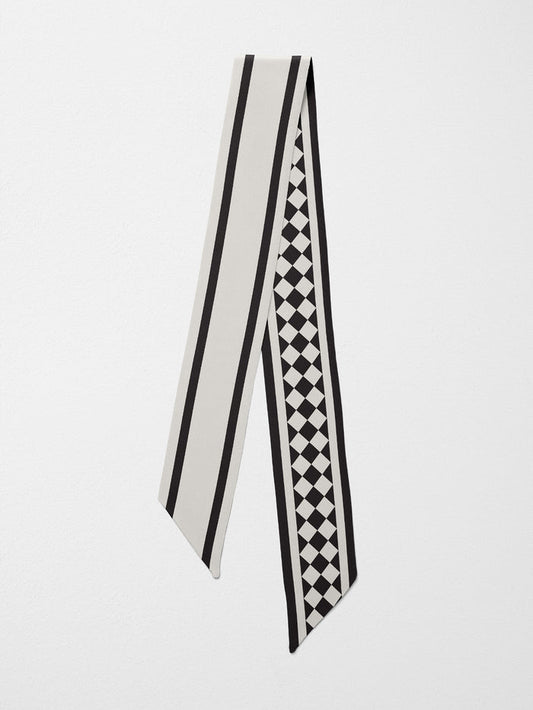 Hand-Stitched Silk Scarfette