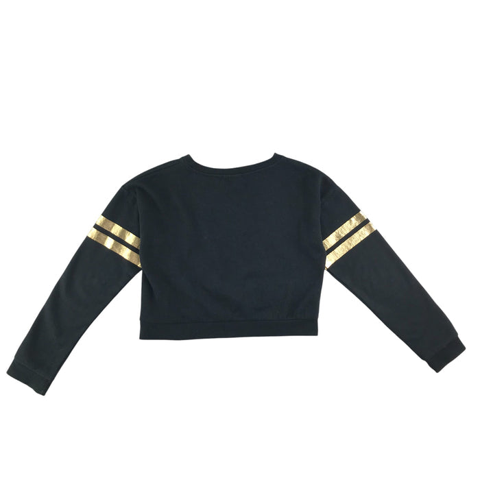 Harry Potter 9-10 years black print crop sweater