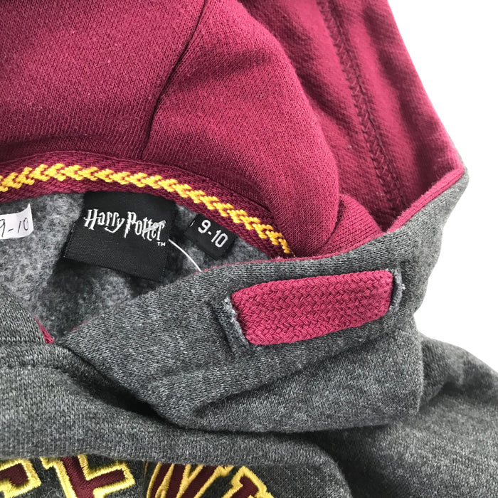 Harry Potter 9-10 years grey hoodie Gryffindor cotton polyester