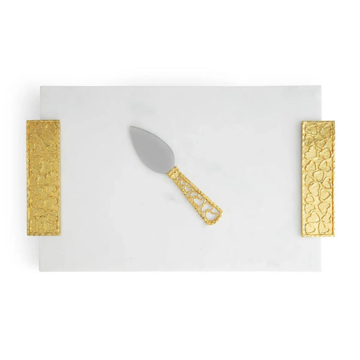 Michael Aram Heart Cheeseboard with Spreader