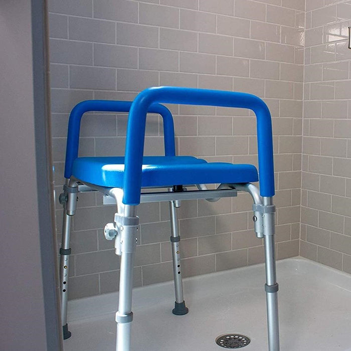 Heavy Duty Adjustable Handicap Raised Toilet Seat Riser With Arms